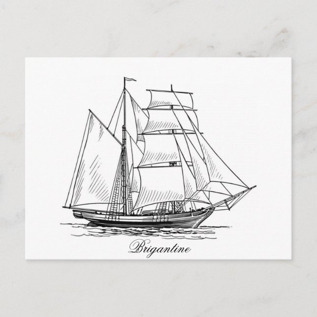 Postal Brigantine (Anverso)