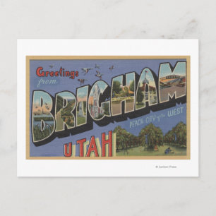 Postal Brigham, UtahGrandes Escenas de letrasBrigham, UT