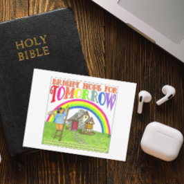 Postal Bright Hope for Tomorrow Inspirational Postcard