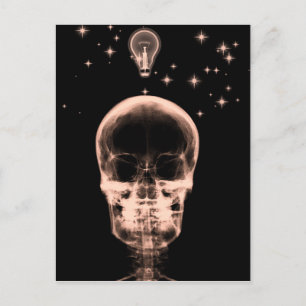 Postal Bright Idea X-Ray Skeleton - Naranja