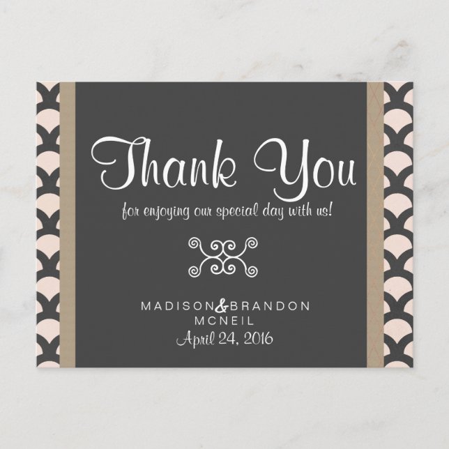 Postal Bright N Beautiful Thank You Card (Anverso)