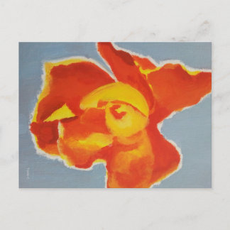 Postal Bright Rose Sympathy Card