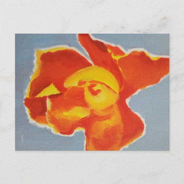 Postal Bright Rose Sympathy Card (Anverso)