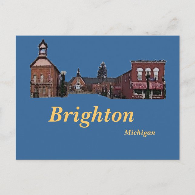 Postal Brighton #56, Brighton, Michigan (Anverso)