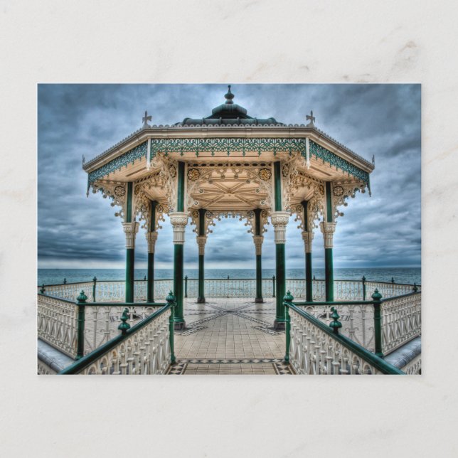 Postal Brighton Bandstand, Inglaterra (Anverso)