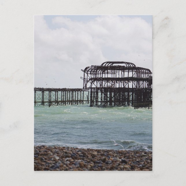 Postal Brighton West Pier (Anverso)