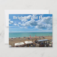 Brighton y Hove Beach en el verano