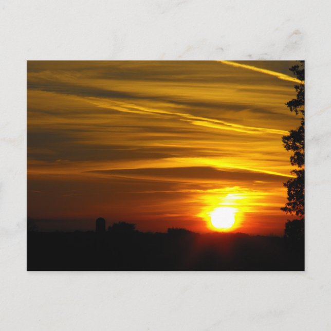 Postal brillante del resplandor (Anverso)