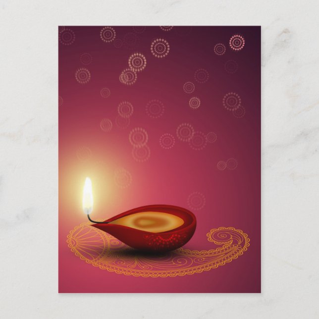 Postal Brillante Diwali - Postcard (Anverso)