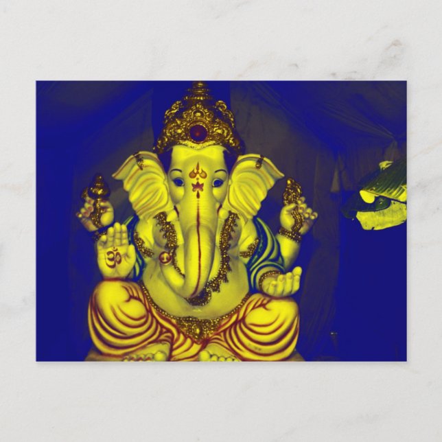 Postal ¡Brillante Ganesh! (Anverso)