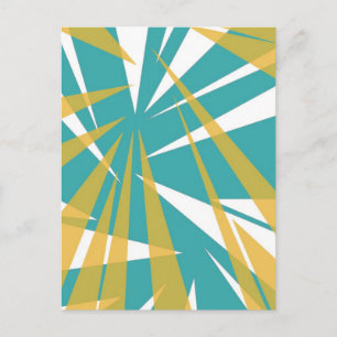 Postal Brillante puesta de sol japonesa