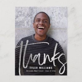 Postal Brillantes Estroques Graduación Moderna Gracias