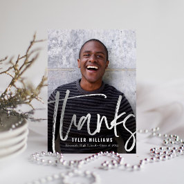 Postal Brillantes Estroques Graduación Moderna Gracias