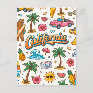 Postal Brillo de California
