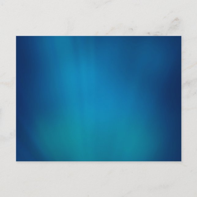 Postal Brillo submarino azul profundo (Anverso)