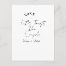 Brindemos por la pareja compromiso fiesta de boda 