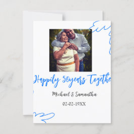 Postal brindis por 50 años aniversario foto hoja azul nom