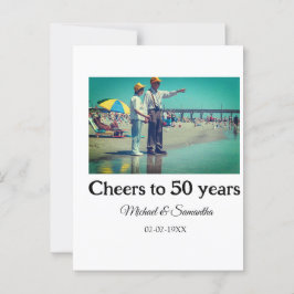 Postal brindis por 50 años de aniversario agregar nombre 