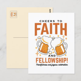 Postal Brindis por la Fe y la Fraternidad - Camiseta de O