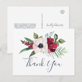 Postal Brisa Tropical Gracias Postcard
