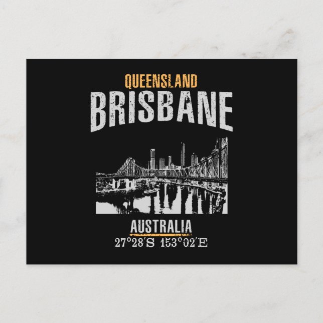 Postal Brisbane (Anverso)