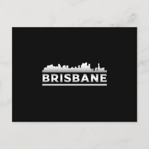 Postal Brisbane Australia City Skyline Cityscape Gift