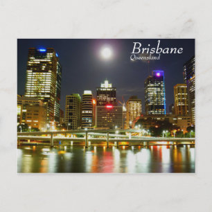 Postal Brisbane de noche