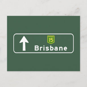 Postal Brisbane, Rótulo vial de Australia