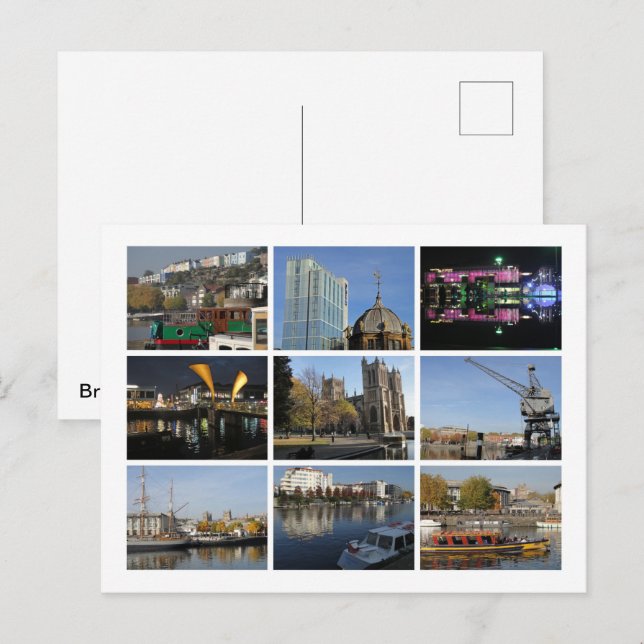 Postal Bristol (Anverso / Reverso)