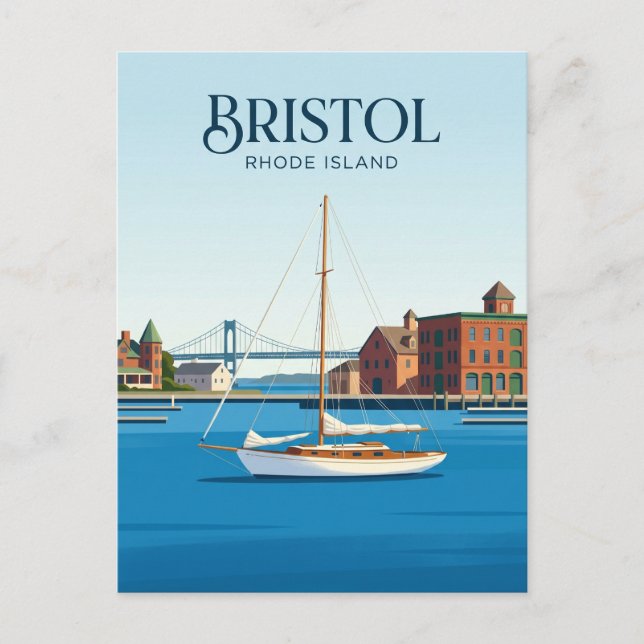 Postal Bristol USA (Anverso)