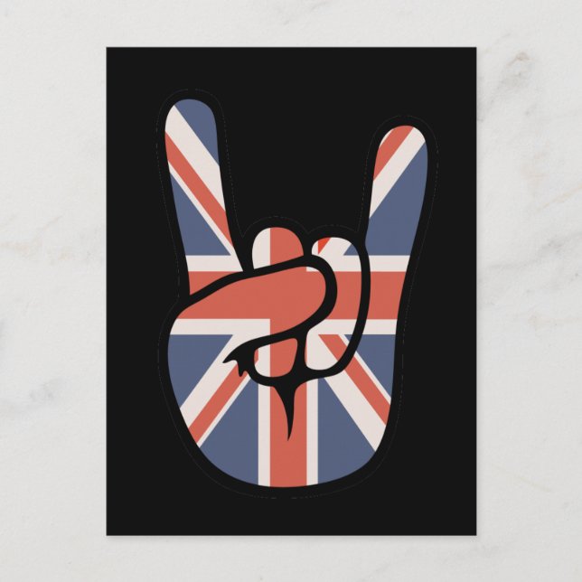 Postal Brit Rock Hand (Anverso)