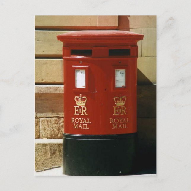 Postal británica de la caja de pilar (Anverso)