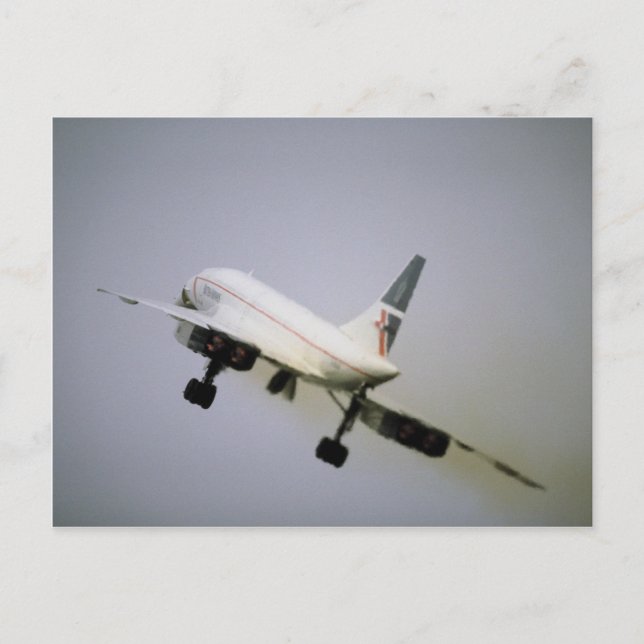 Postal British Airways Concorde (Anverso)