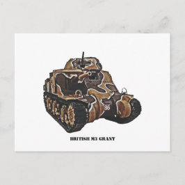 Postal British M3 Grant Tank