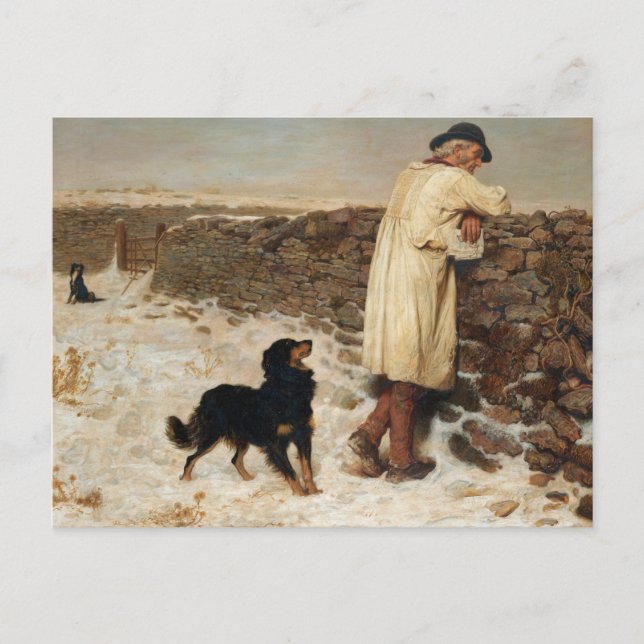 Postal Briton Riviere - Tiempo de guerra (Anverso)