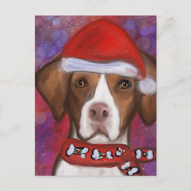 Postal Brittany Spaniel (Anverso)