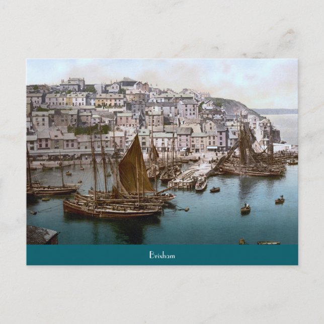 Postal Brixham (Inglaterra) (feat. 1900) (Anverso)