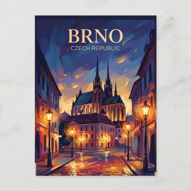 Postal Brno República Checa (Anverso)