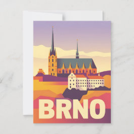 Postal Brno vintage
