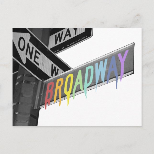 Postal Broadway (Anverso)