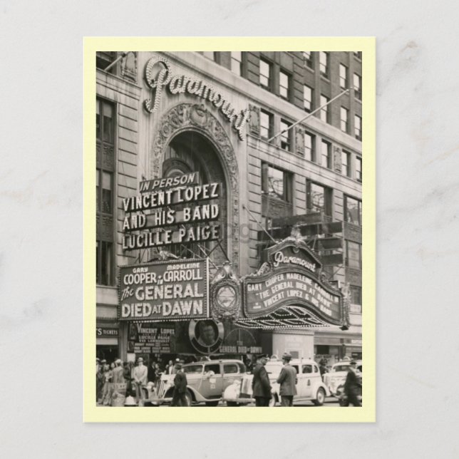 Postal Broadway, New York City Vintage (Anverso)