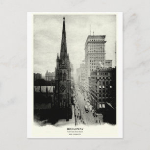Postal Broadway Nueva York 1898