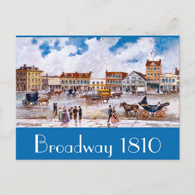 Postal Broadway NYC 1810 (Anverso)