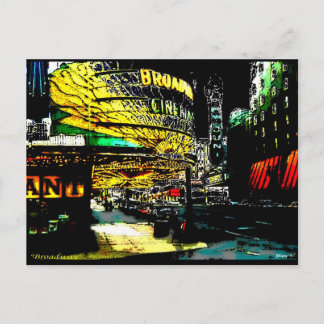Postal Broadway - Postcard