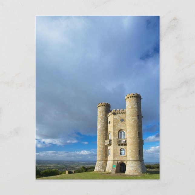 Postal Broadway Tower, cerca de Broadway, Worcestershire (Anverso)