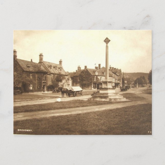 Postal Broadway, Worcestershire (Anverso)