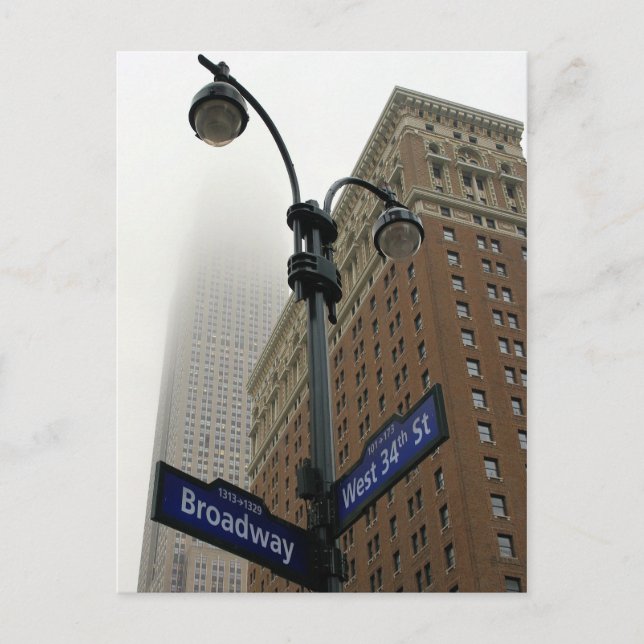 Postal Broadway y 34th - Empire State Bldg - Nueva York (Anverso)