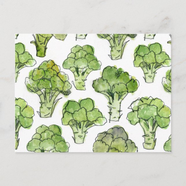 Postal Broccolli - formal (Anverso)