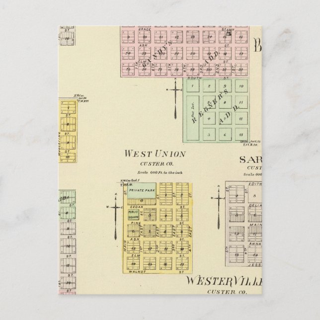 Postal Broken Bow, Nebraska (Anverso)
