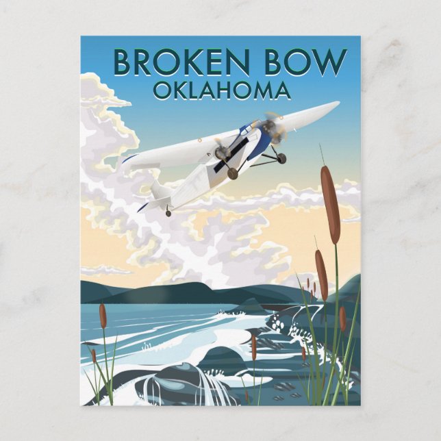 Postal Broken Bow Oklahoma (Anverso)